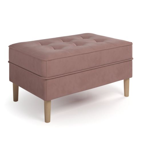 Bloomfield Velvet Ottoman