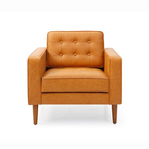 Oscar Leatherette Arm Chair