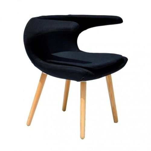 Dover | Clipper Chair - Black