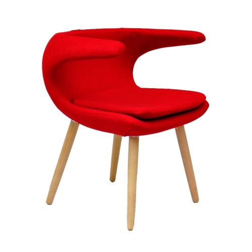 Dover | Clipper Chair - Red