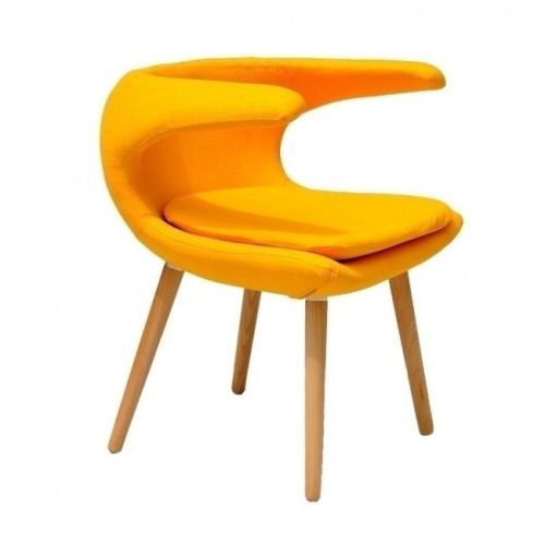 Dover | Clipper Chair - Yellow