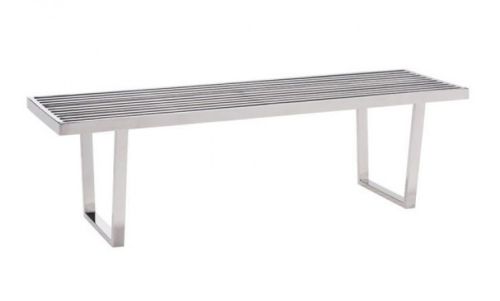Hector | Niles Metal Slat Bench