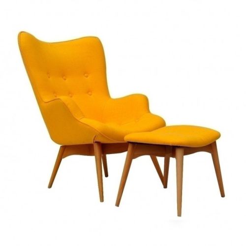 Jasper | Featherston Armchair And Ottoman - Yellow