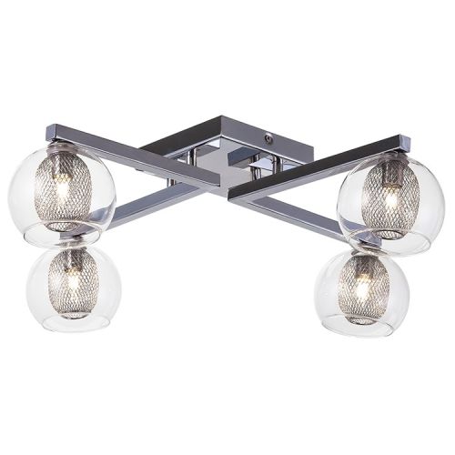Estelle 4 Ceiling Light - Clear