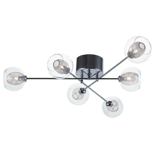 Estelle 6 Ceiling Light - Clear