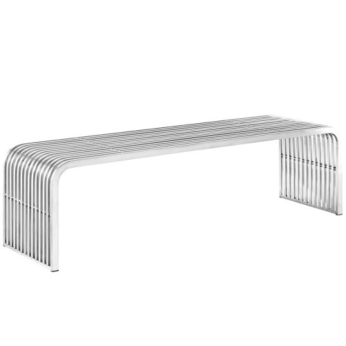Pipe 60" Stainless Steel Bench