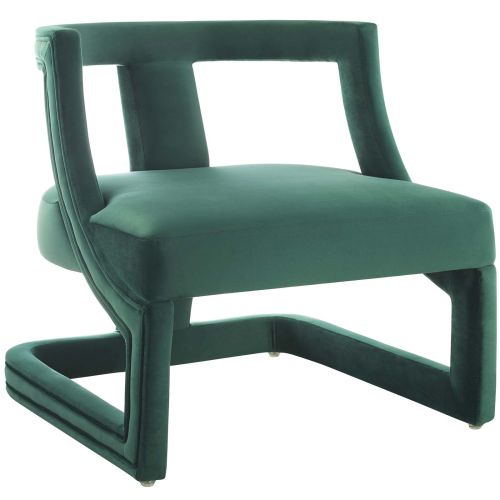 Requisite Accent Lounge Performance Velvet Armchair