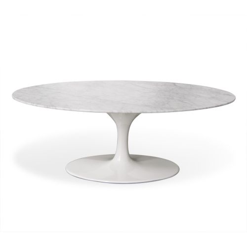 Sandlake | Saarinen 42" Oval Marble Tulip Coffee Table