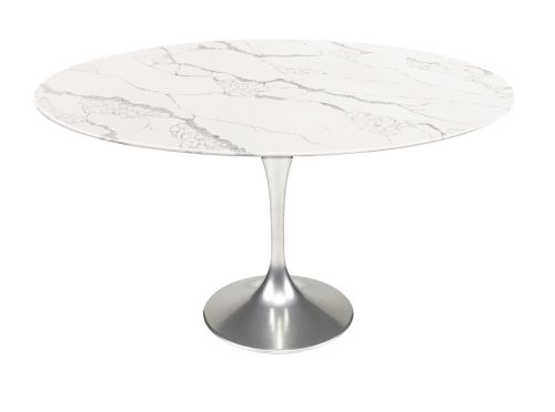 Sandlake | Saarinen 60" Round Quartz Tulip Dining Table