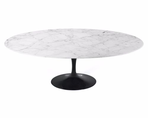 Sandlake | Saarinen 60" Oval Marble Tulip Dining Table