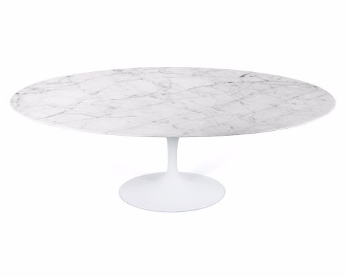 Sandlake | Saarinen 54" Oval Marble Tulip Dining Table